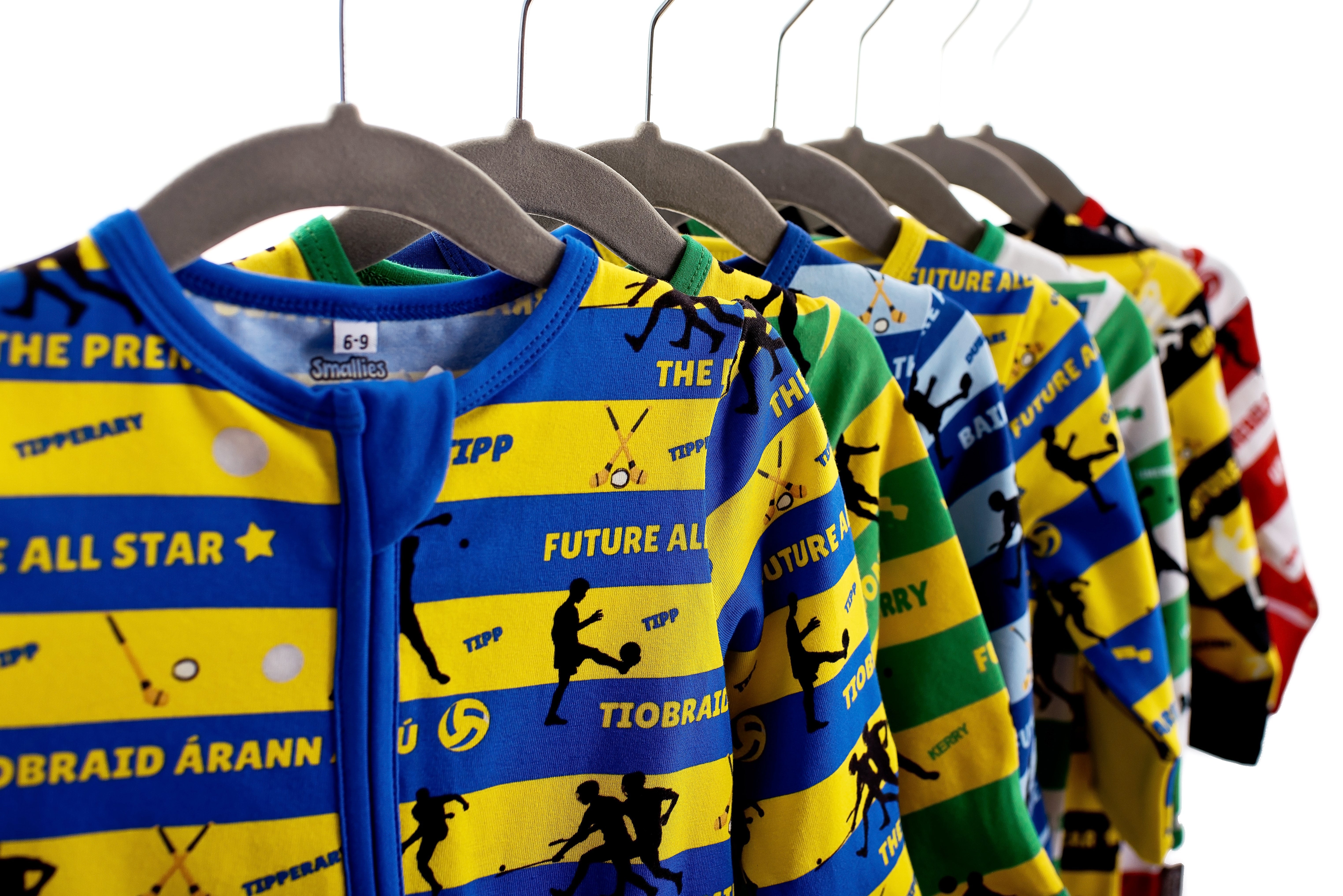 County Colours Zipped Sleepsuits