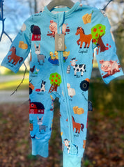 The ‘Tiarnán’ Zipped Sleepsuit