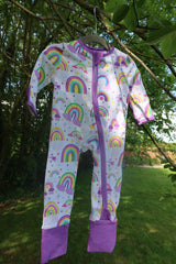 The 'Kate' Zipped Sleepsuit