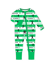 The 'Limerick' Zipped Sleepsuit