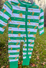 The 'Offaly' Zipped Sleepsuit