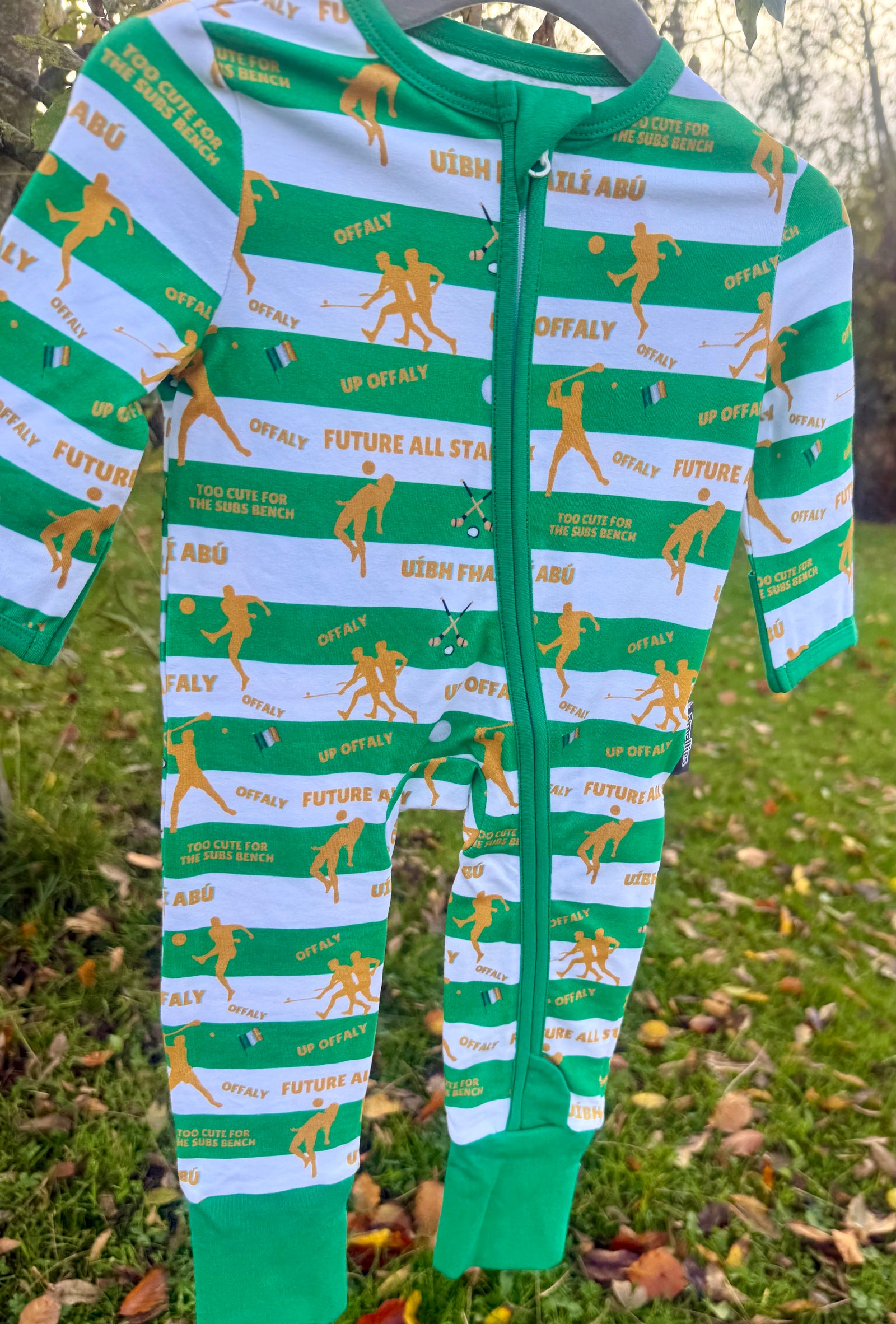 The 'Offaly' Zipped Sleepsuit