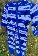 The 'Waterford' Zipped Sleepsuit