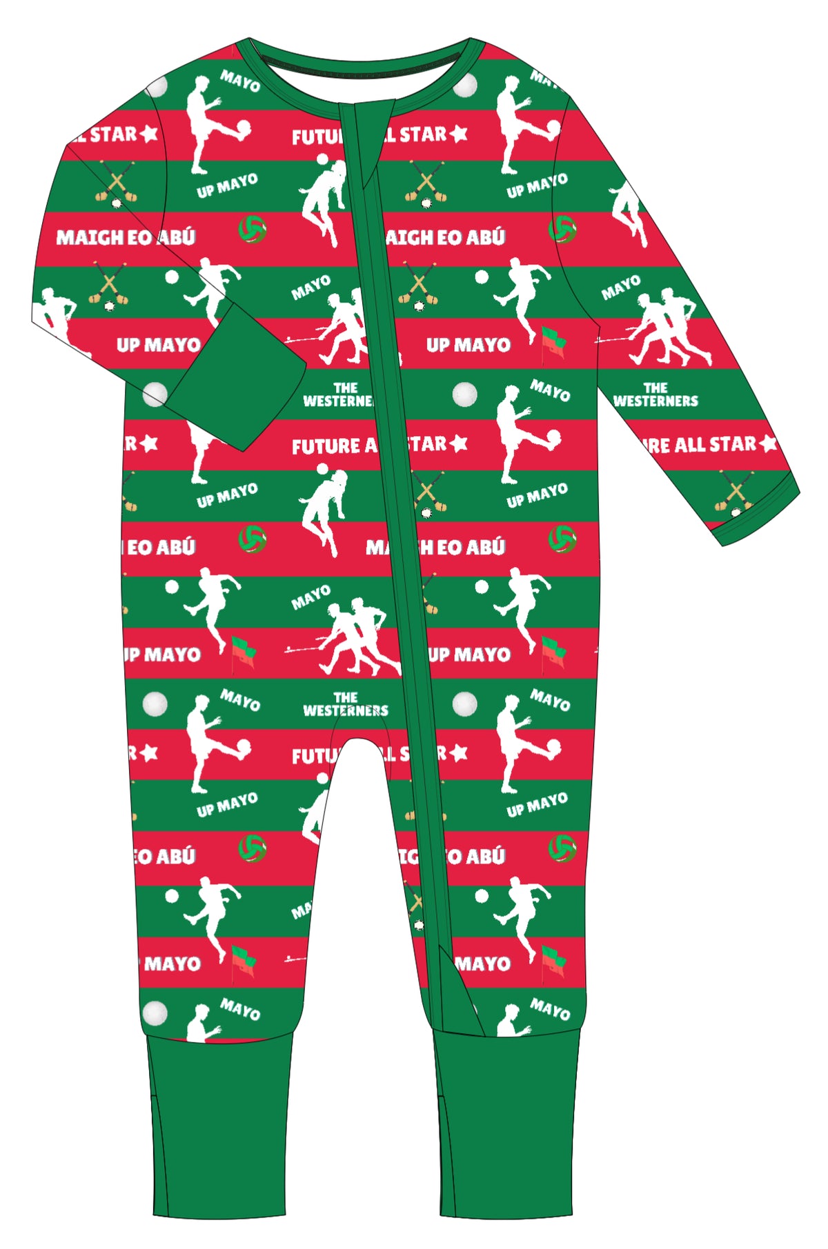 The 'Mayo' Zipped Sleepsuit