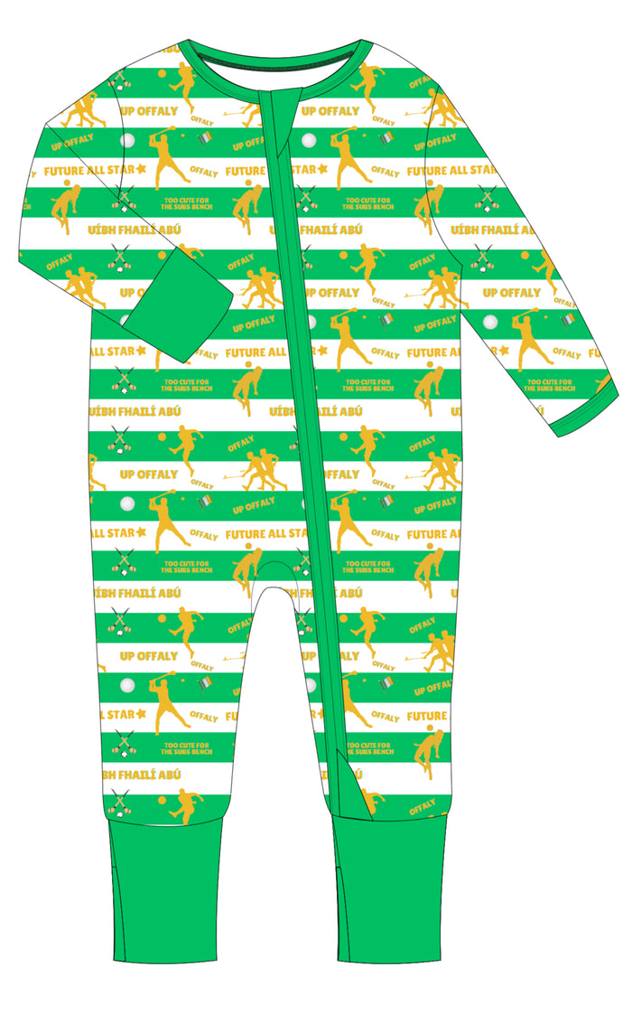 The 'Offaly' Zipped Sleepsuit