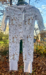 The 'Naoise' Zipped Sleepsuit