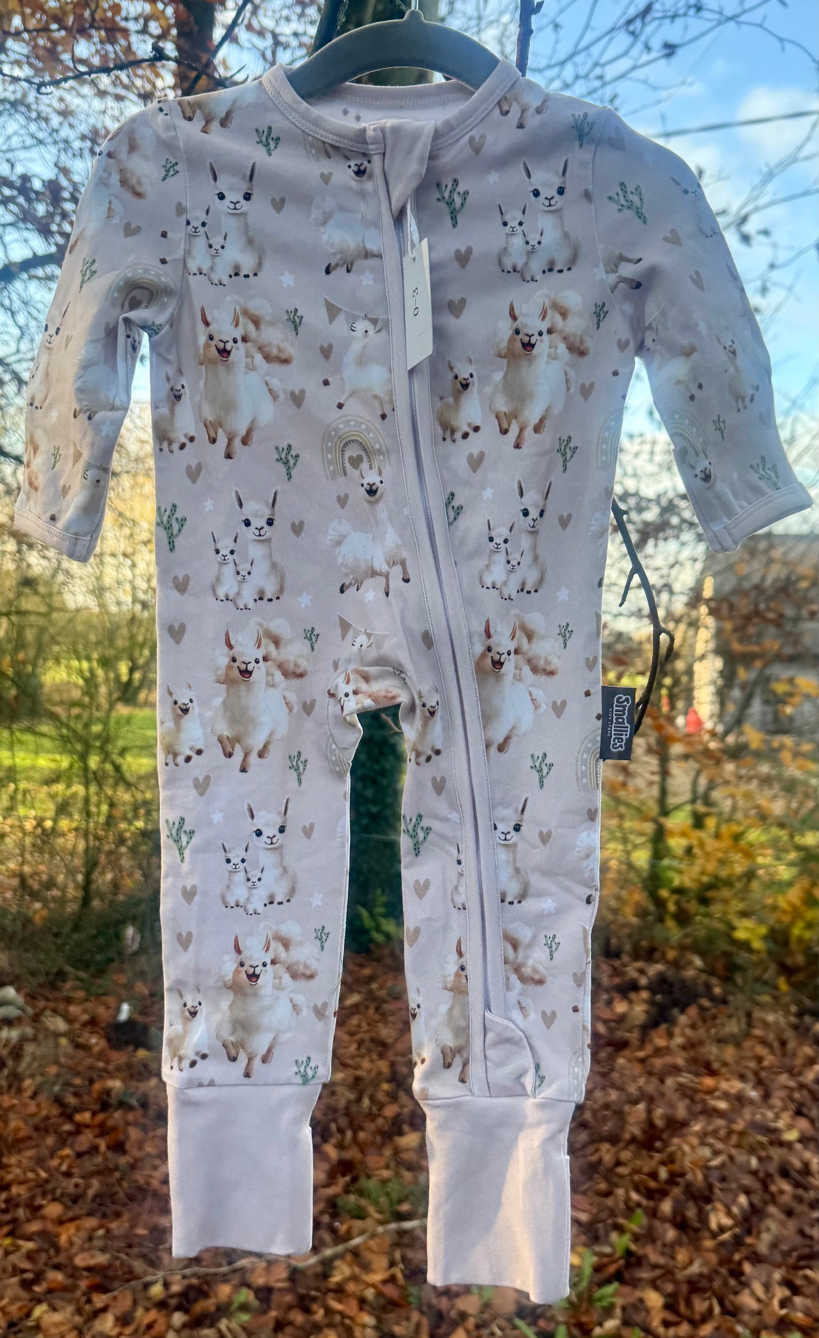 The 'Naoise' Zipped Sleepsuit