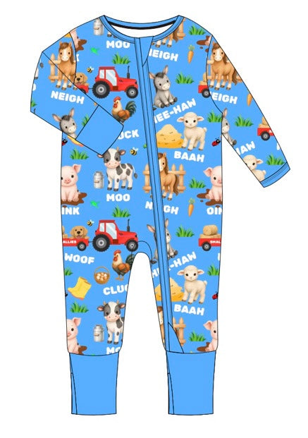 The ‘Páidí’ Zipped Sleepsuit