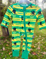 The 'Meath' Zipped Sleepsuit