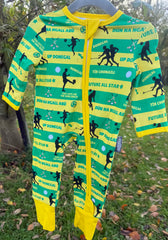 The 'Donegal' Zipped Sleepsuit