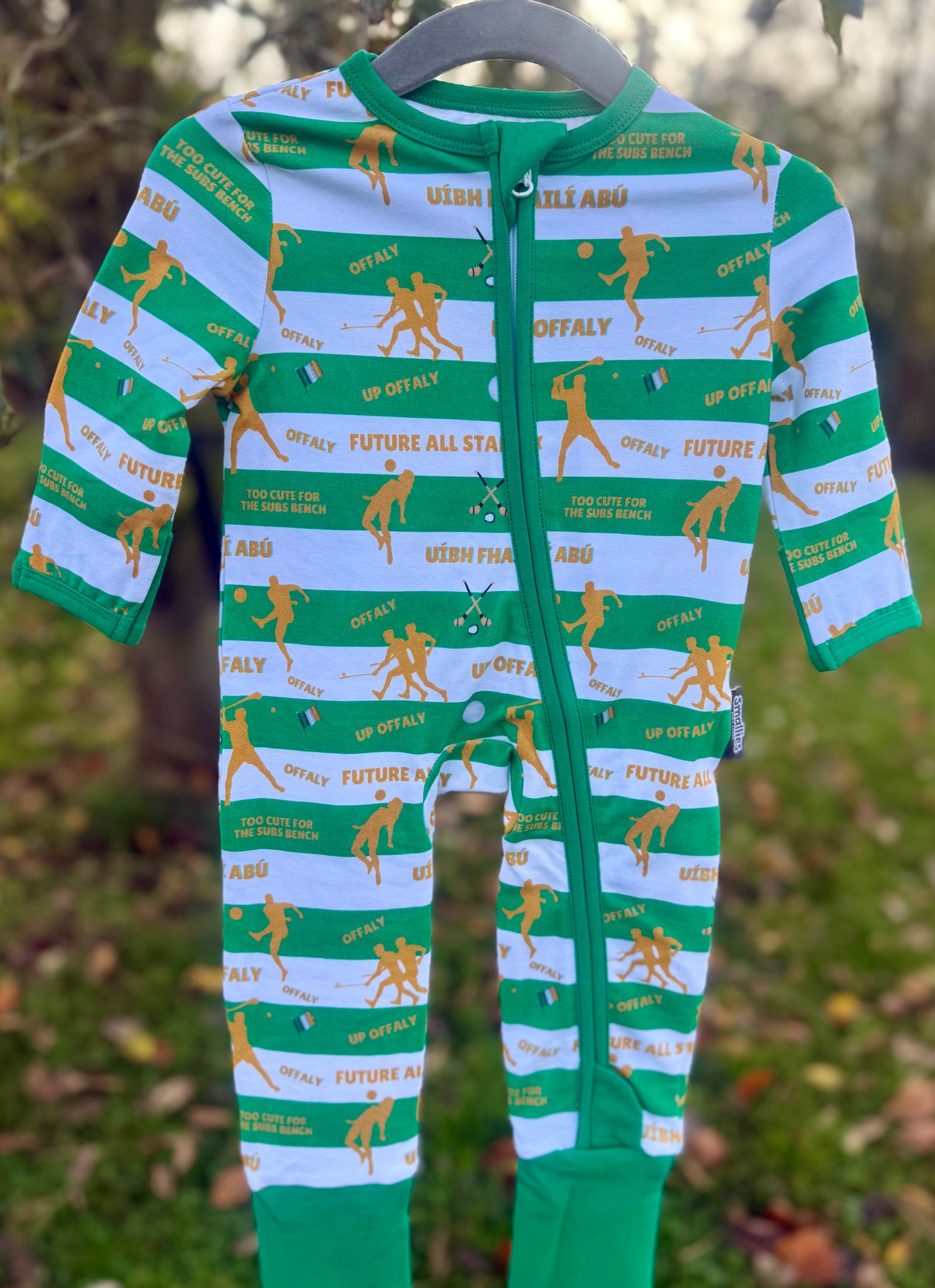 The 'Offaly' Zipped Sleepsuit