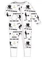 The 'Kildare' Zipped Sleepsuit