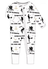 The 'Kildare' Zipped Sleepsuit
