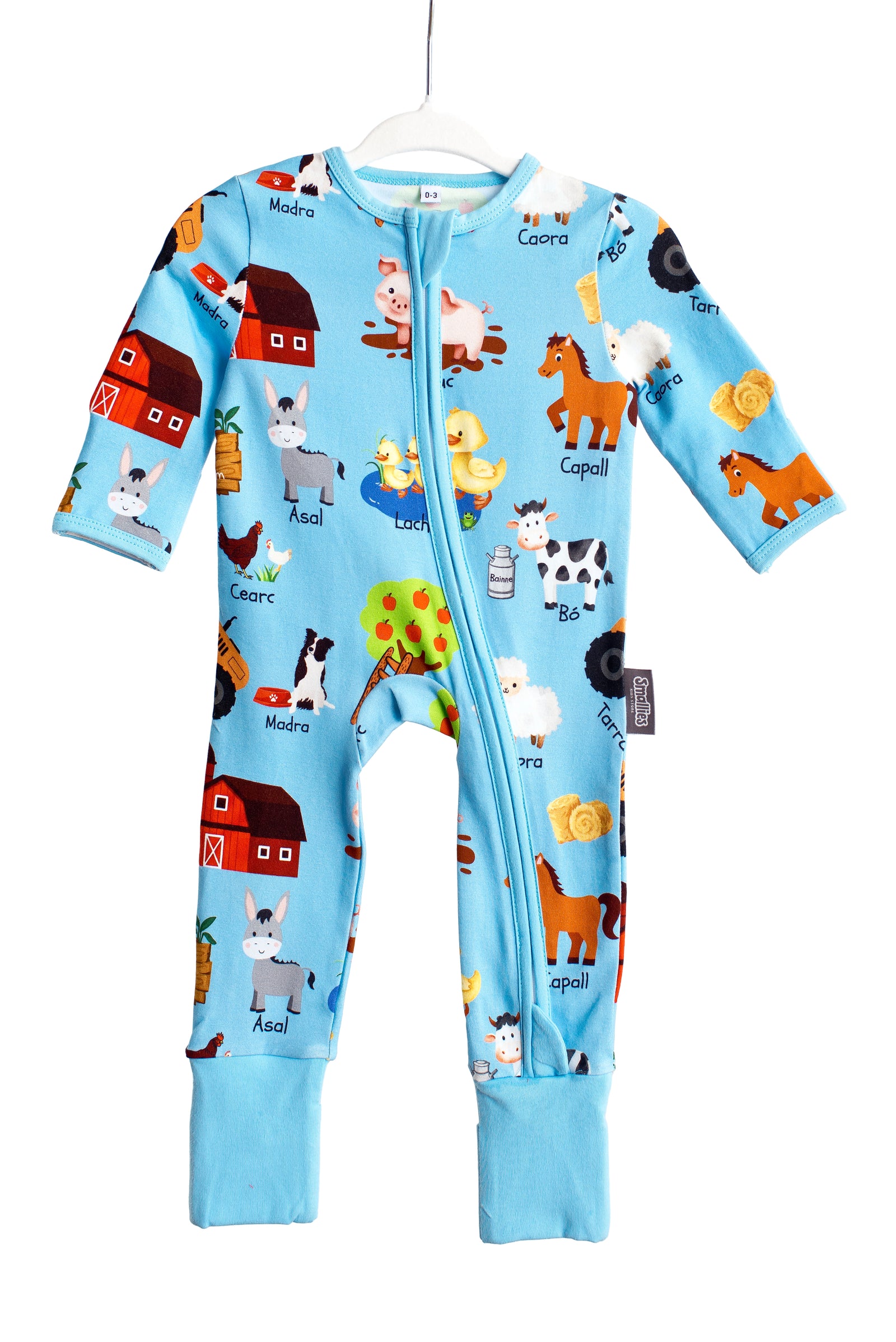 The ‘Tiarnán’ Zipped Sleepsuit