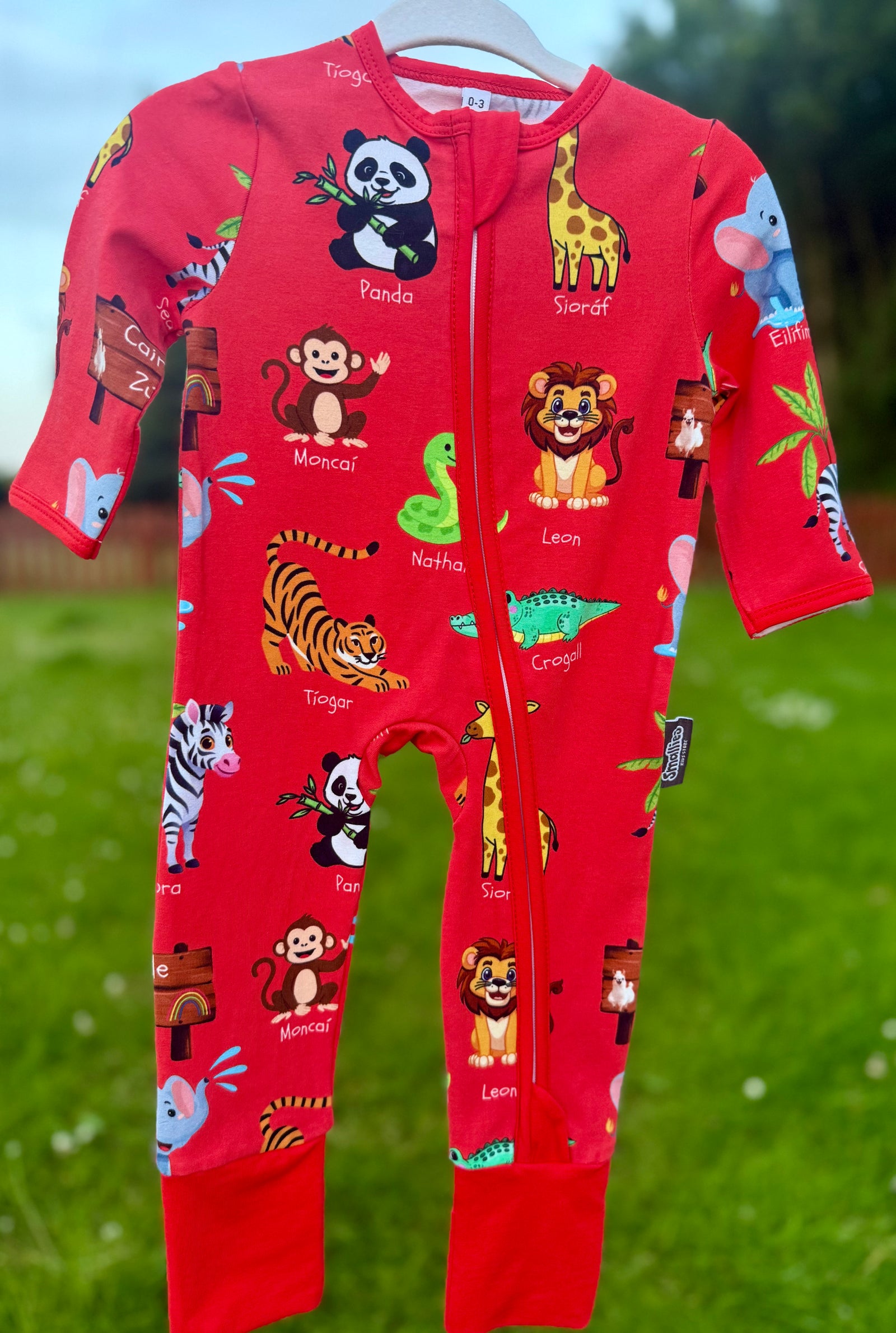 The 'Ailbhe' Zipped Sleepsuit