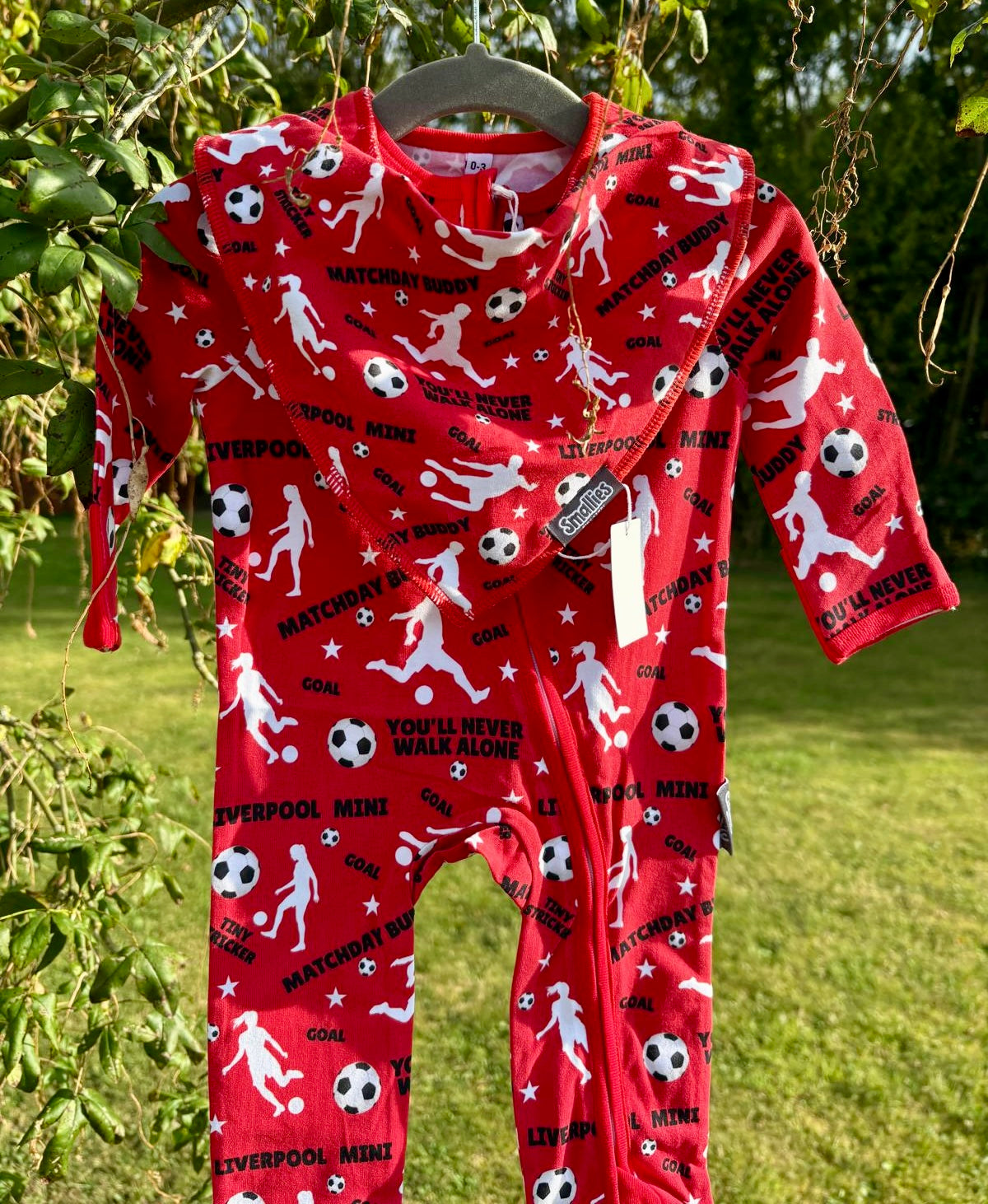 The 'Liverpool' Zipped Sleepsuit