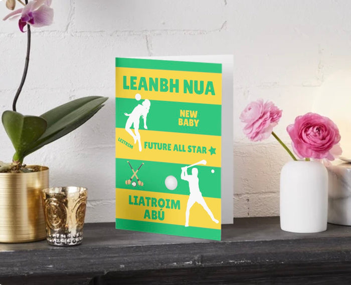 Leitrim “Leanbh Nua” New Baby Card