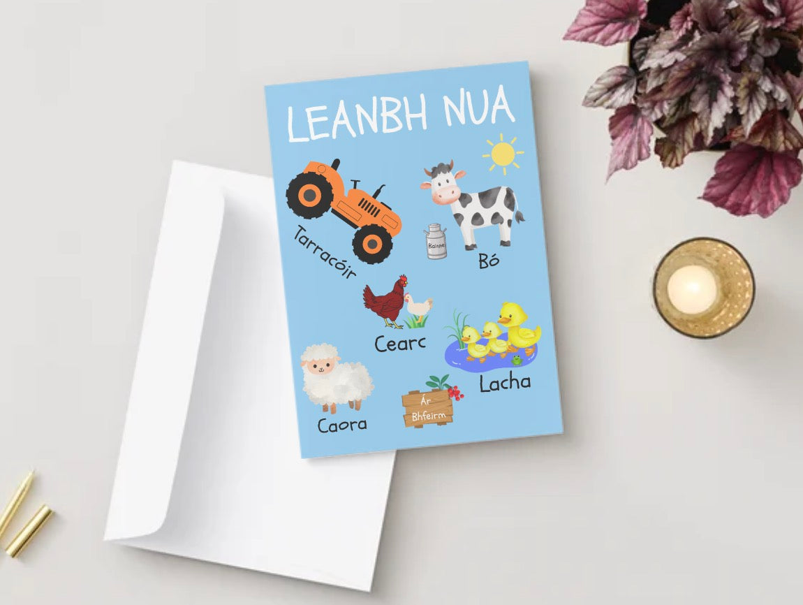 Tiarnán “Leanbh Nua” New Baby Card