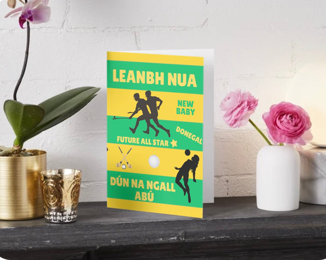 Donegal 'Leanbh Nua' Card