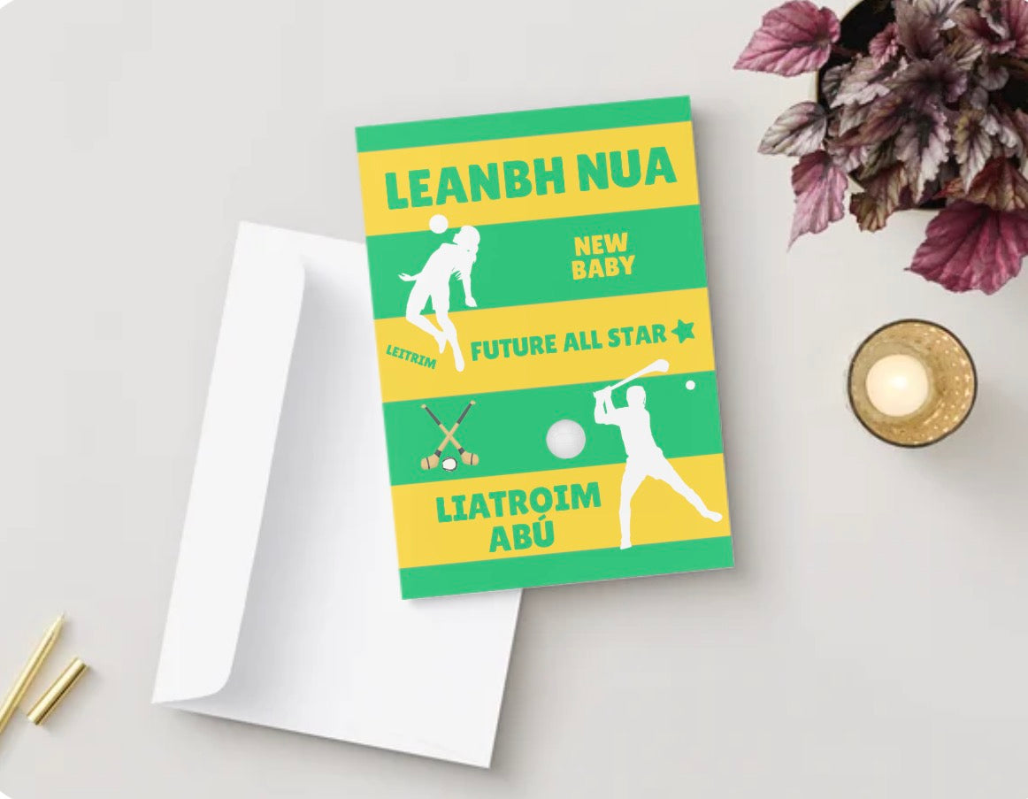 Leitrim “Leanbh Nua” New Baby Card