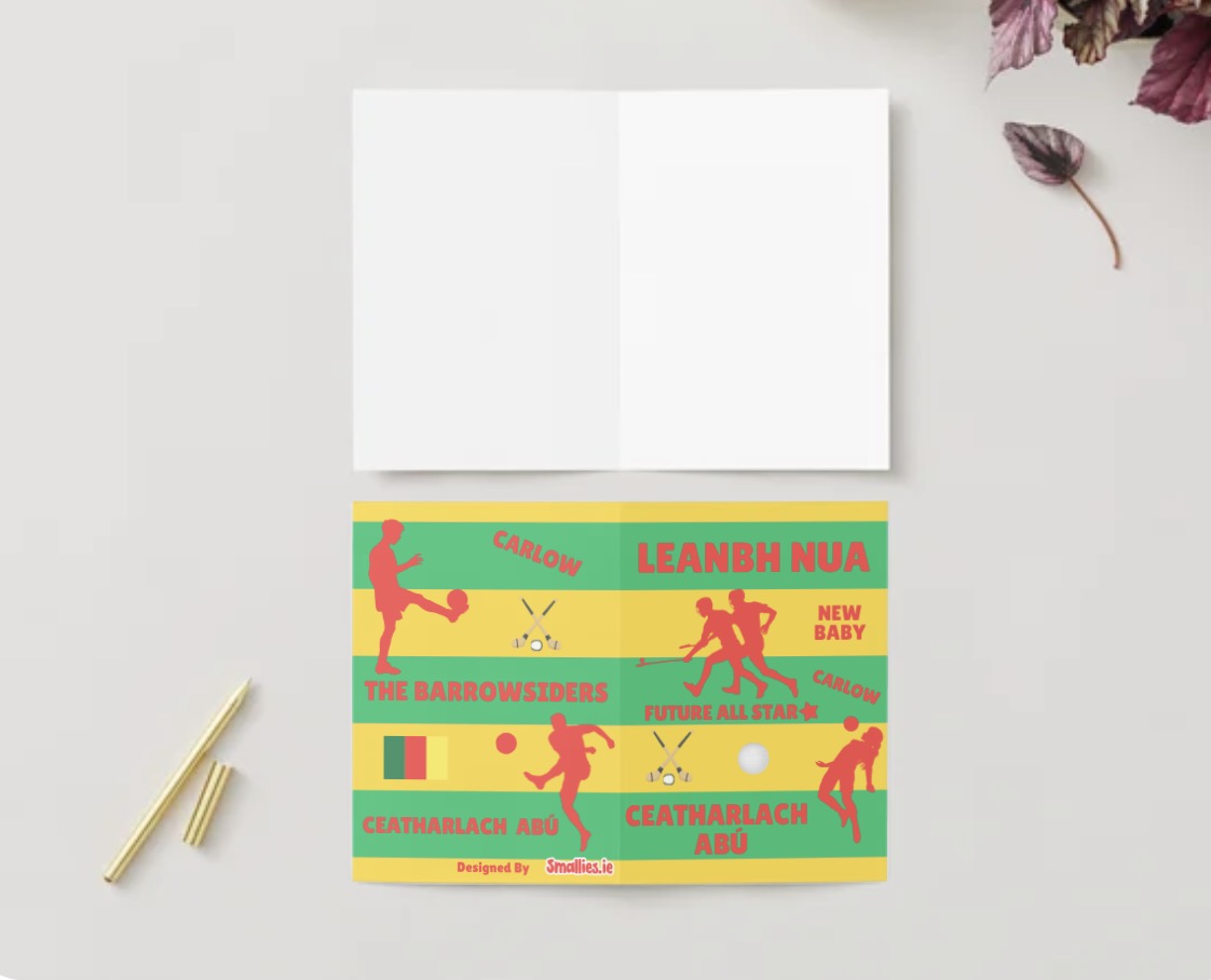 Carlow 'Leanbh Nua' Card