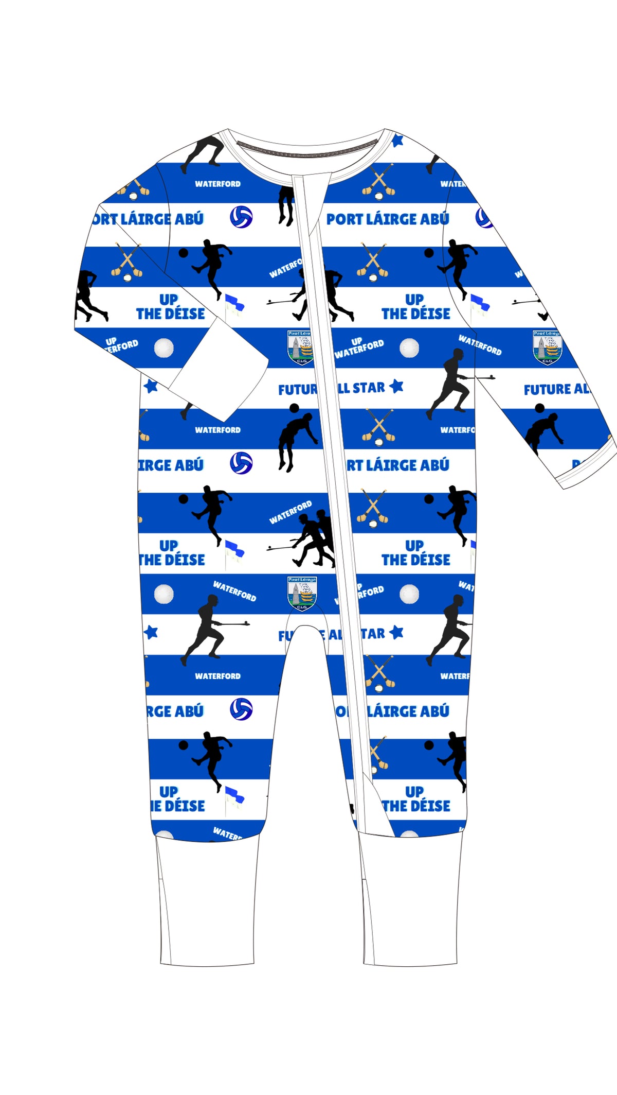The 'Waterford' Zipped Sleepsuit