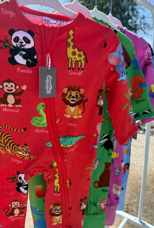 The 'Ailbhe' Zipped Sleepsuit