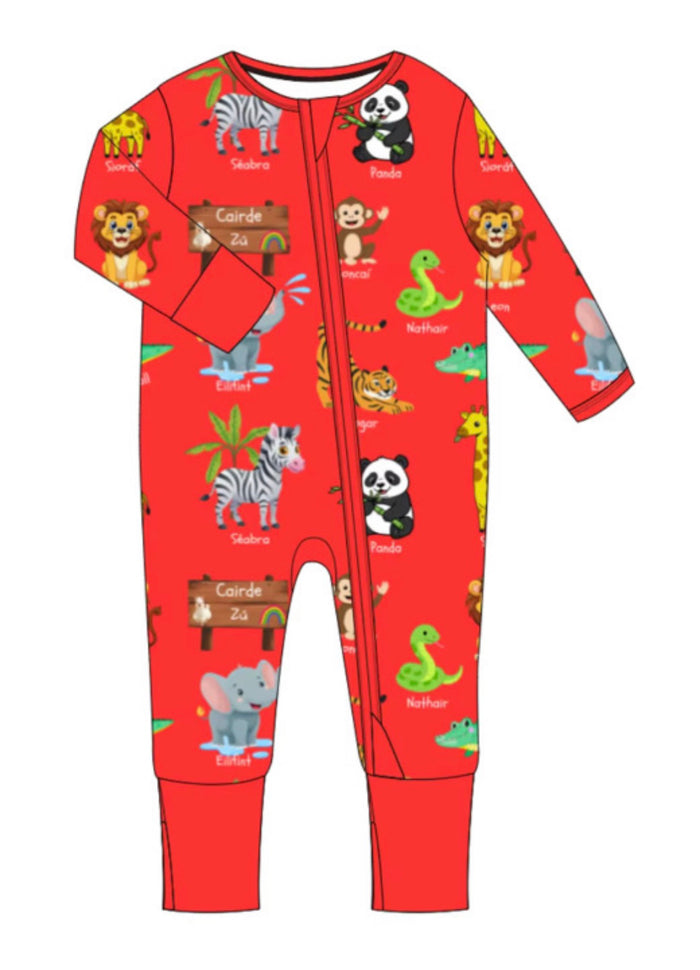The 'Ailbhe' Zipped Sleepsuit