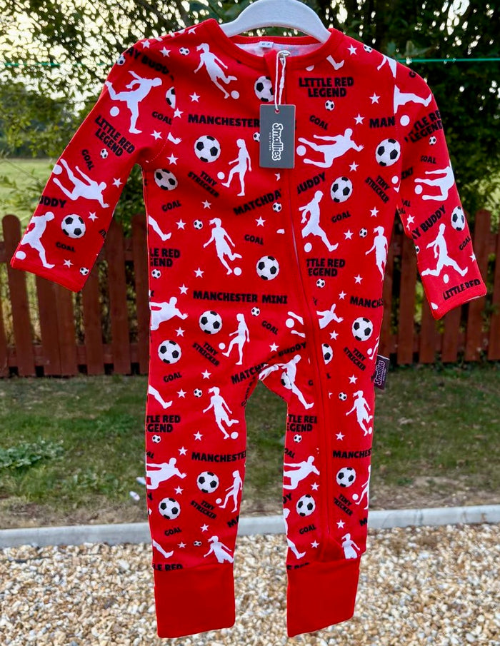 The 'Manchester' Zipped Sleepsuit