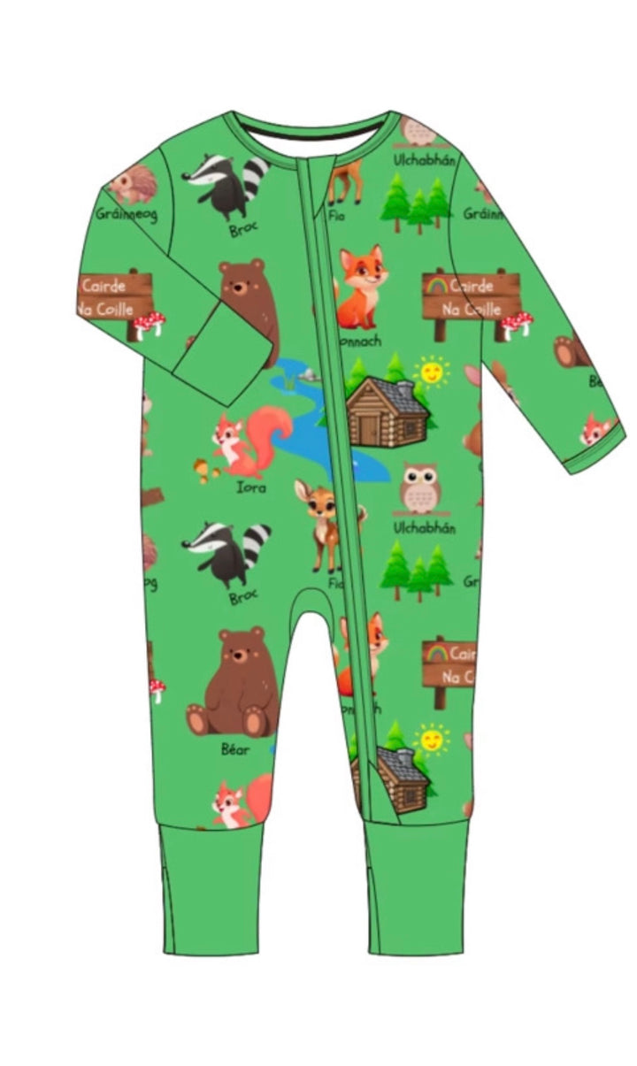 The 'Caoilainn' Zipped Sleepsuit
