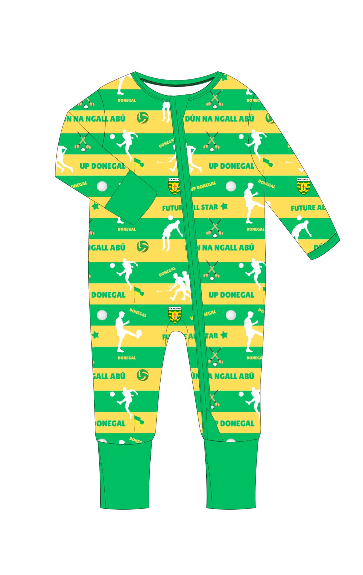 The 'Donegal' Zipped Sleepsuit