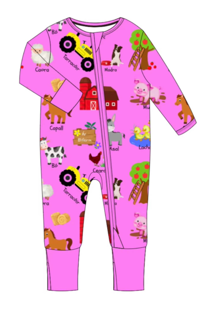 The ‘Róisín’ Zipped Sleepsuit