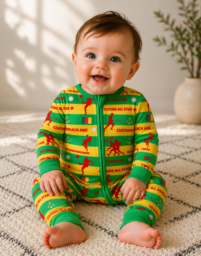 The 'Carlow' Zipped Sleepsuit