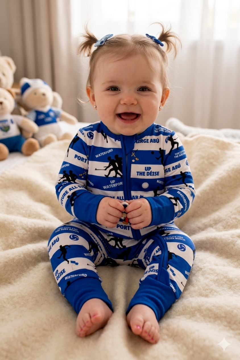 The 'Waterford' Zipped Sleepsuit