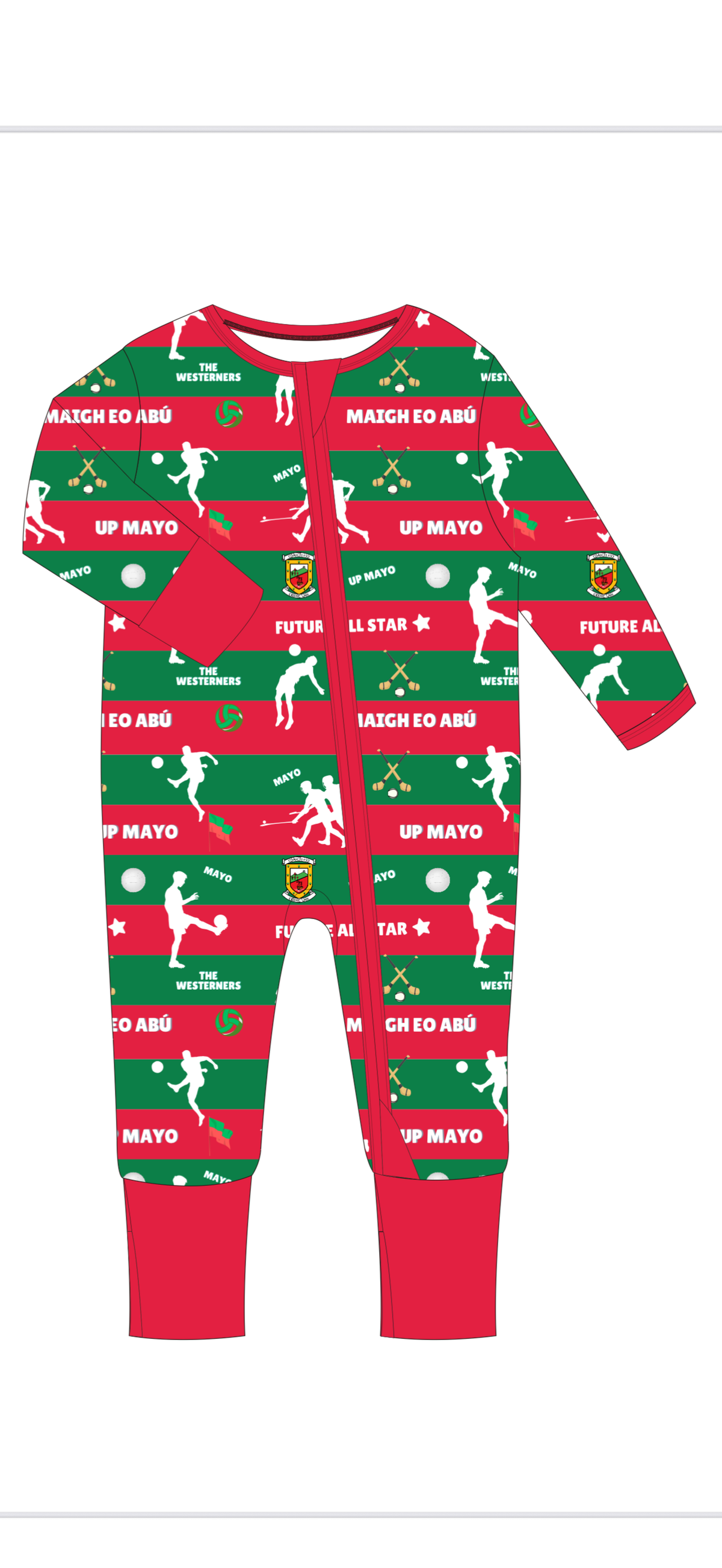 The 'Mayo' Zipped Sleepsuit
