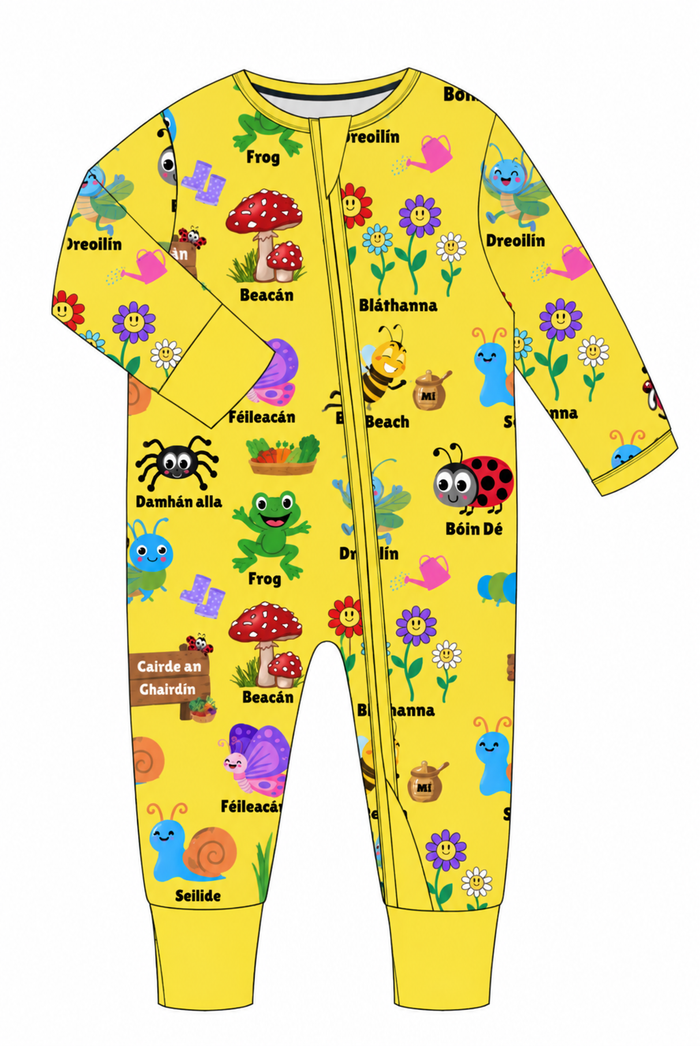 The ‘Clodagh’ Zipped Sleepsuit