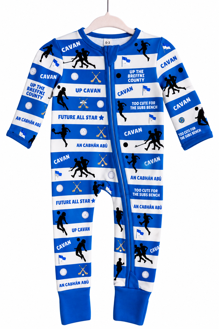 The ‘Cavan’ Zipped Sleepsuit