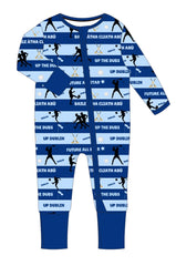 The 'Dublin' Zipped Sleepsuit