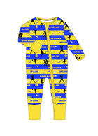 The 'Clare' Zipped Sleepsuit