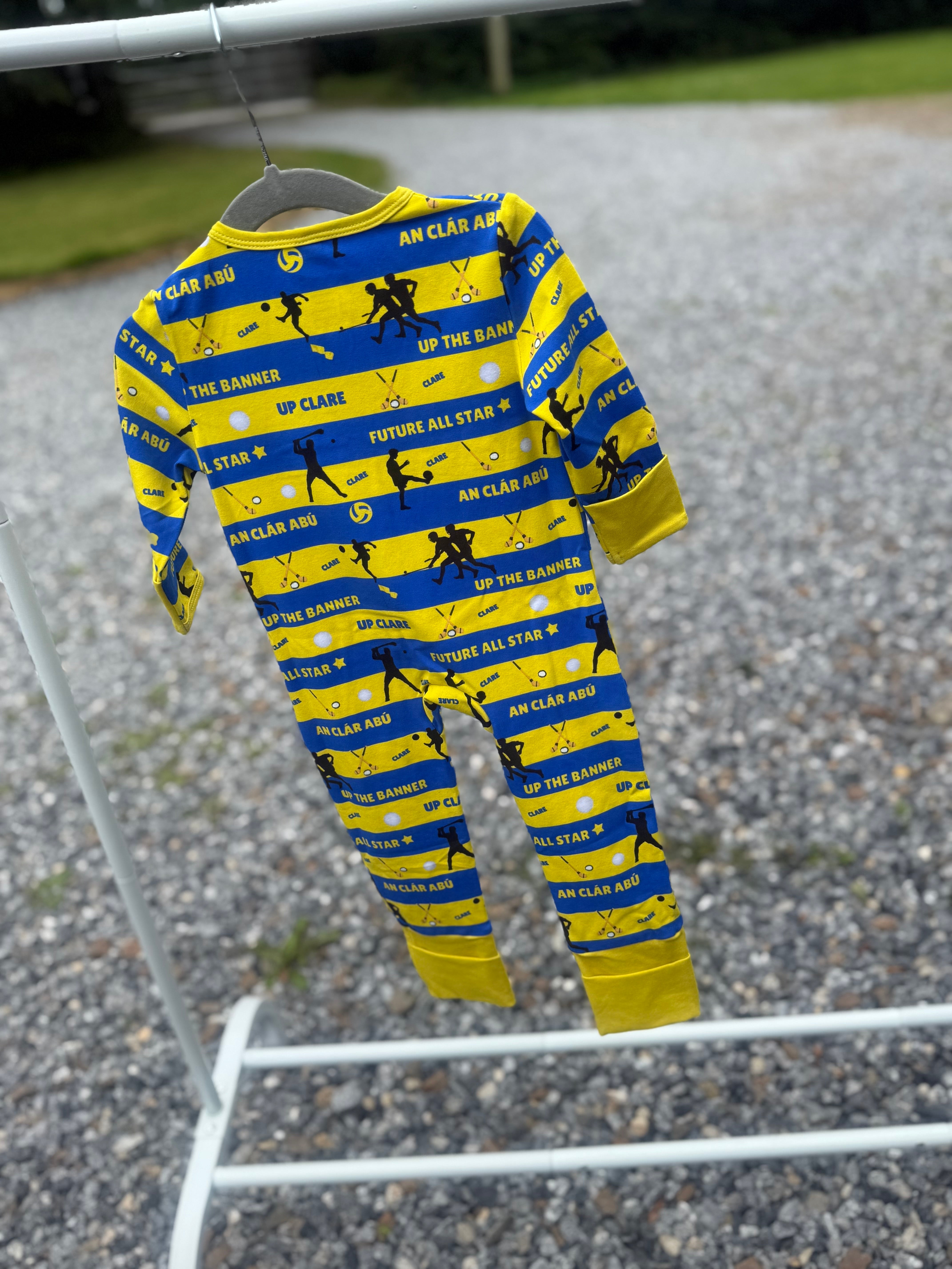 The 'Clare' Zipped Sleepsuit