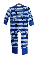 The 'Dublin' Zipped Sleepsuit