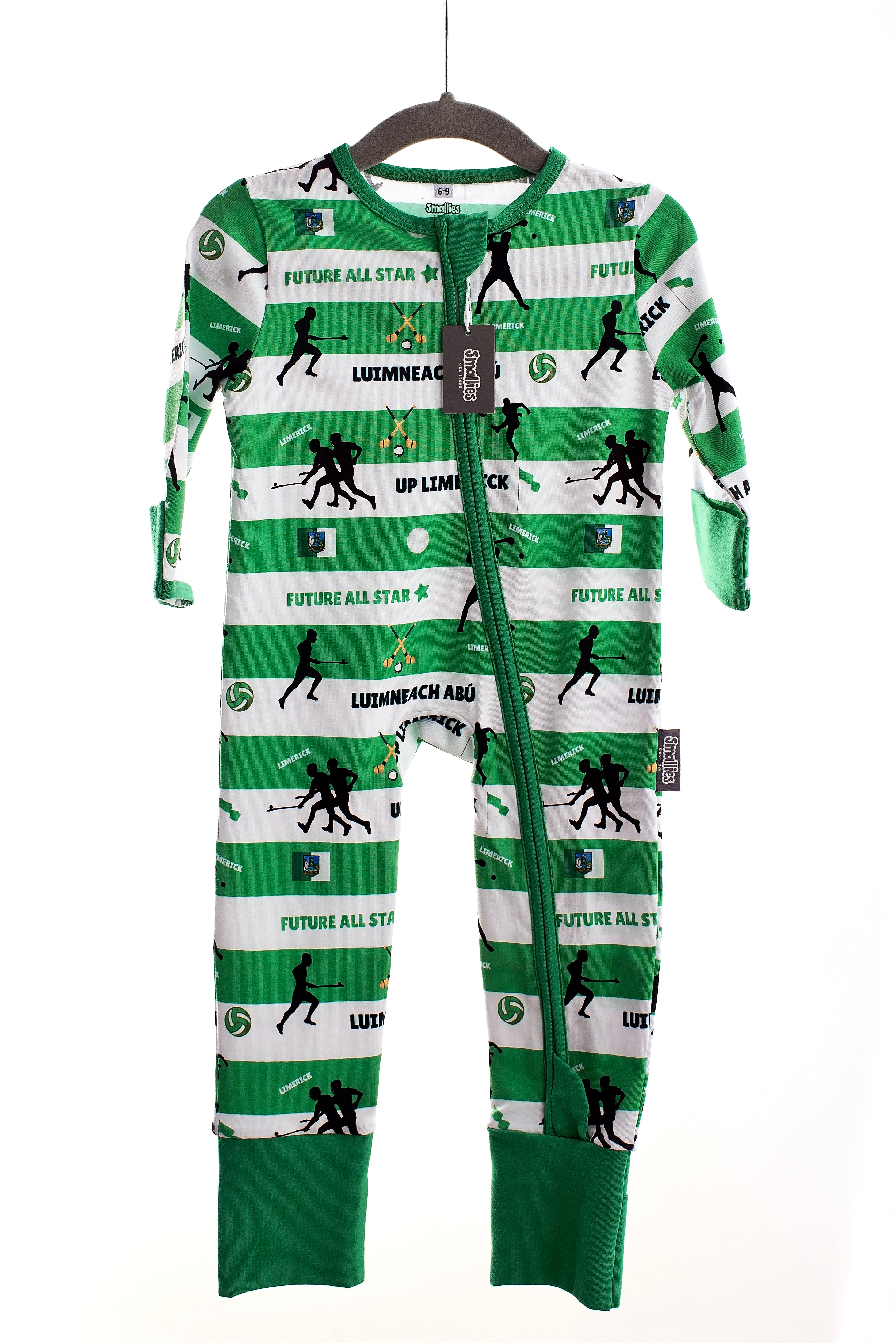 The 'Limerick' Zipped Sleepsuit
