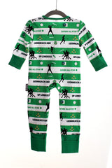 The 'Limerick' Zipped Sleepsuit