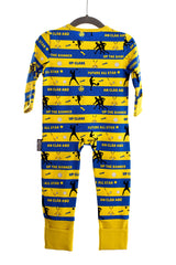 The 'Clare' Zipped Sleepsuit
