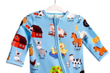 The ‘Tiarnán’ Zipped Sleepsuit