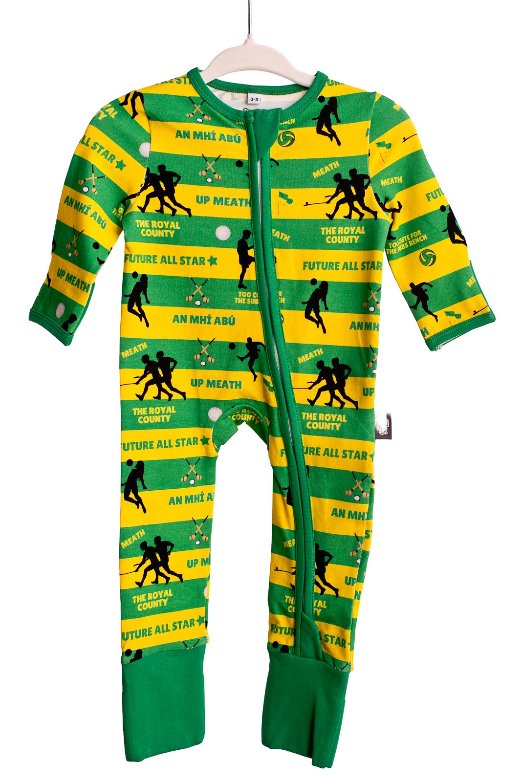 The 'Meath' Zipped Sleepsuit