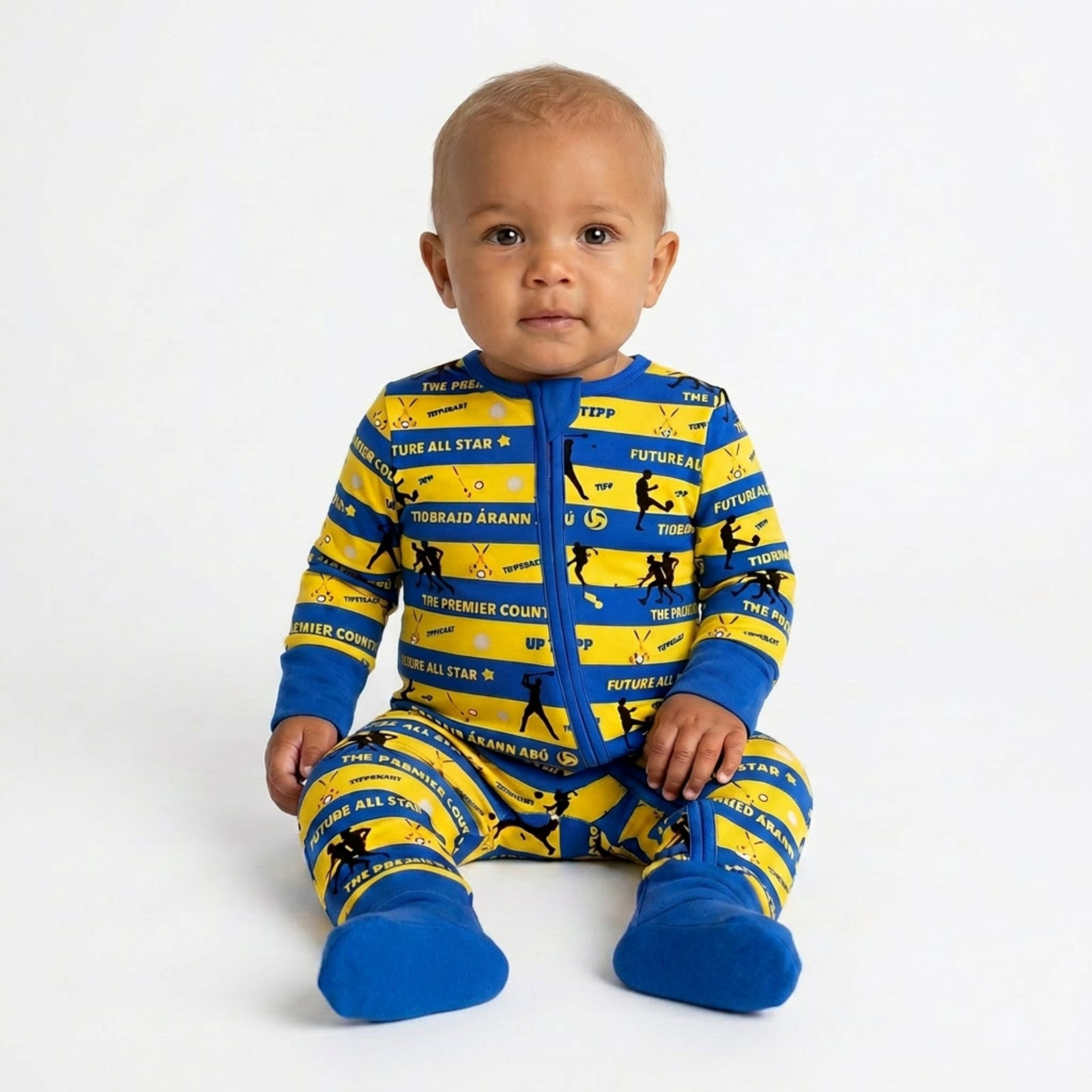 The 'Tipperary’ Zipped Sleepsuit