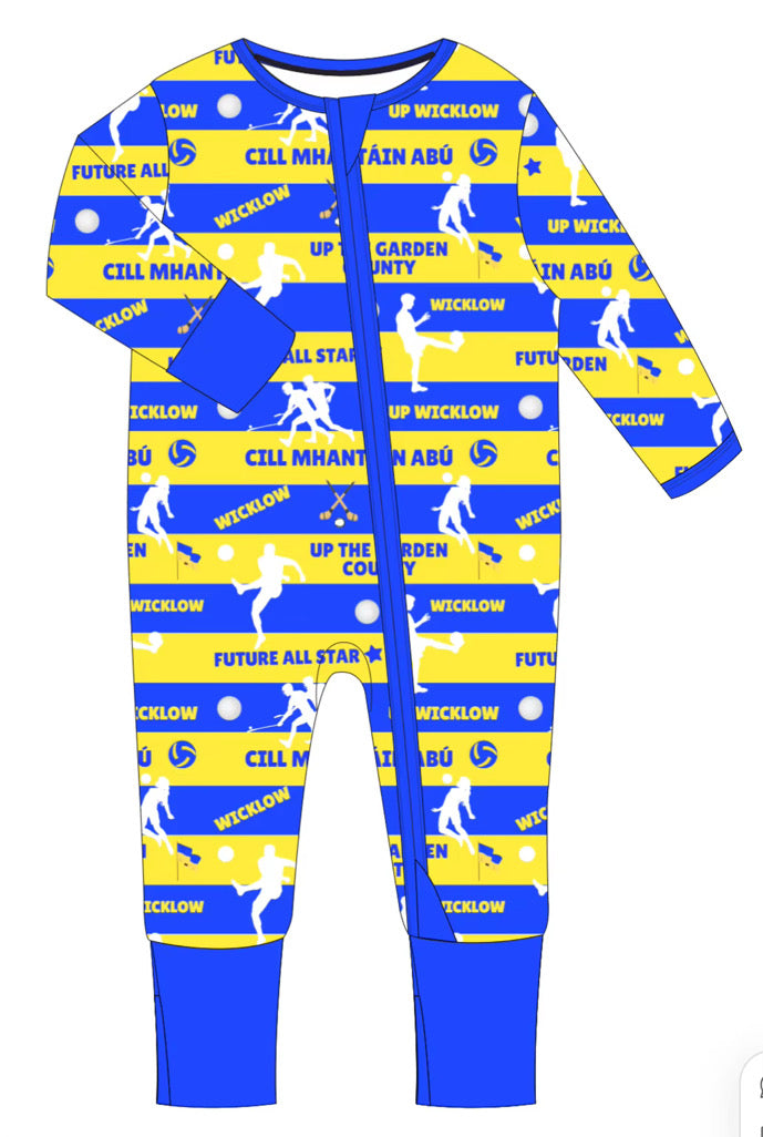 The 'Wicklow' Zipped Sleepsuit
