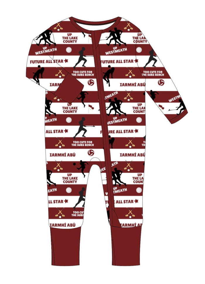 The 'Westmeath' Zipped Sleepsuit