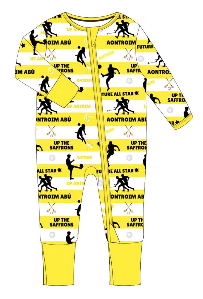 The 'Antrim' Zipped Sleepsuit